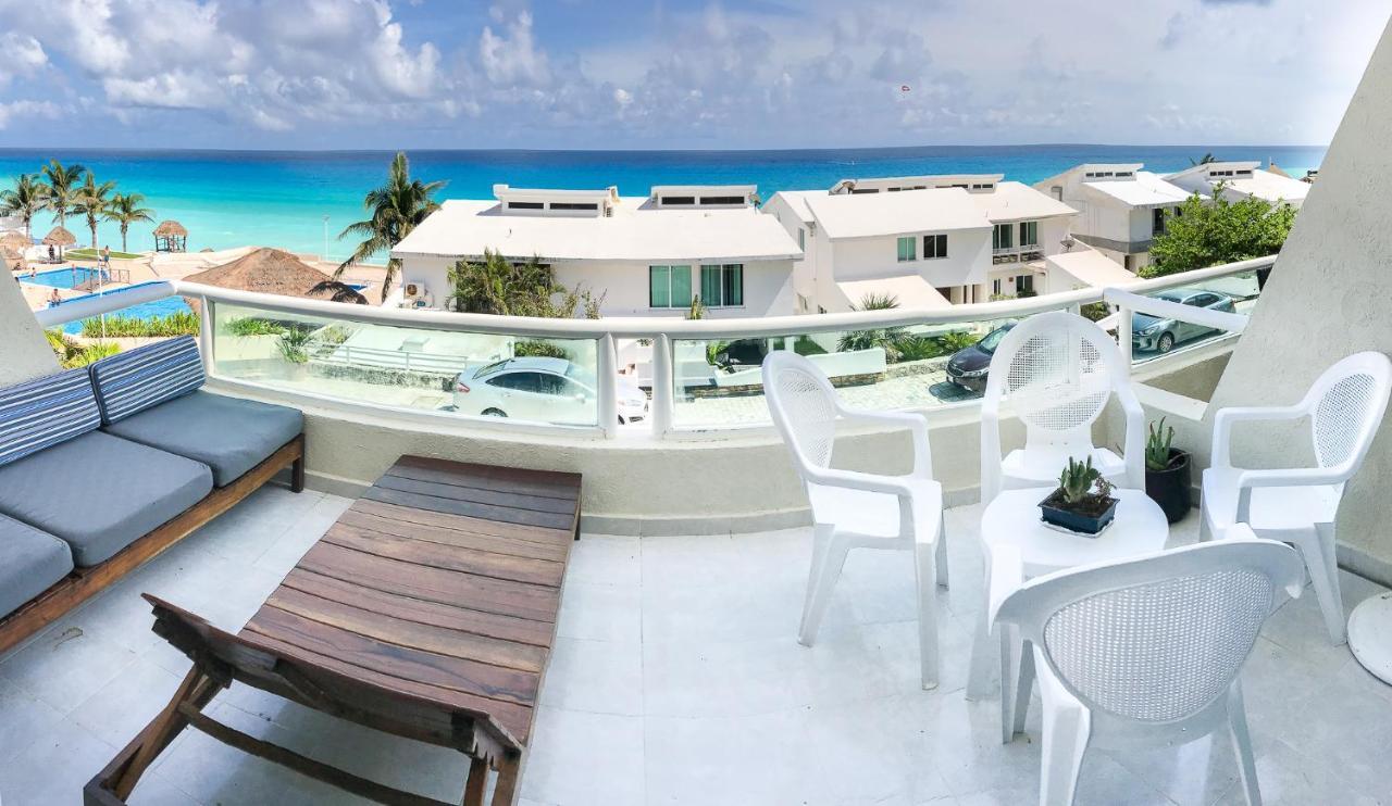 Apartment On The Beach With Terrace Ocean View, Brisas Cancun 01 By Beach & Ocean Apartments Luaran gambar