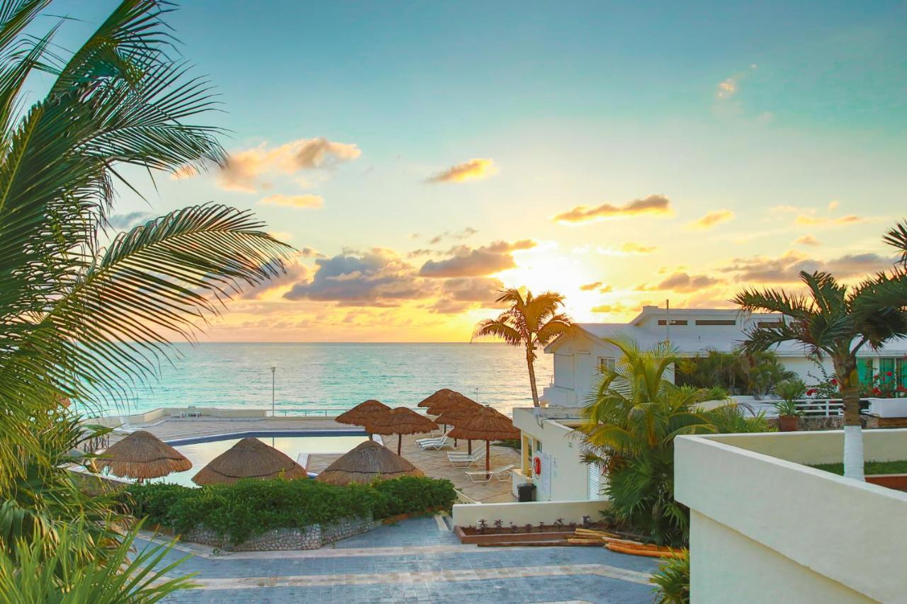 Apartment On The Beach With Terrace Ocean View, Brisas Cancun 01 By Beach & Ocean Apartments Luaran gambar